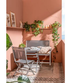 Dehner Klapptisch Chicago, Eckig -Garten im Freien 4422382 6701544 6701783 WE MO 001 BalkongruppeChicago