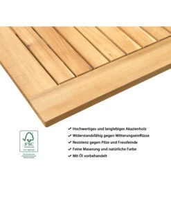 Dehner Balkontisch Macao, Ca. B142/H75/T40 Cm -Garten im Freien 4423570 WE IG 001 BeistelltischMacao 1