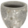 Dehner Keramik-Topf Mosaik, Grau -Garten im Freien 4435475 4435491 4435509 WE FS 001 DehnerKeramikTopfMosaik