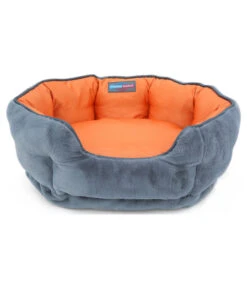 ThermoSwitch® Hundebett Santorini -Garten im Freien 4444063 WE FS 002 ThermoSwitchHundebettSantoriniSOrangeGrau