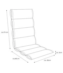 KETTtex Hochlehnerpolster Kiruna, Ca. B123/H3/T50 Cm 13 KETTtex Hochlehnerpolster Kiruna, Ca. B123/H3/T50 Cm -Garten im Freien 4448981 WE FS 004 Kiruna
