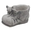Fantasieco Stein-Schuh Mit Maus -Garten im Freien 4451688 WE FS 001 SchuhmitMausLichtgrau