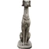Denscho Stein-Windhund Stehend, Ca. B21/H80/T21 Cm -Garten im Freien 4451993 WE FS 001 WindhundStehendDekoFigur
