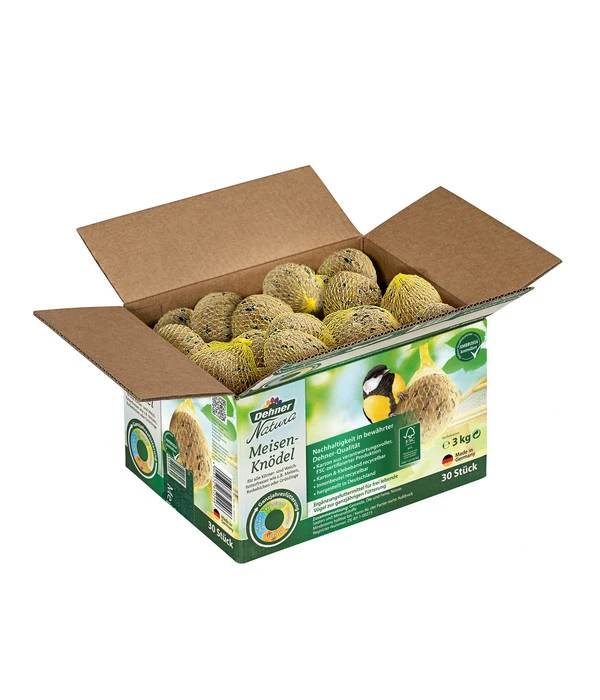 Dehner Natura Wildvogelfutter Meisen-Knödel, Mit Netz 10 Dehner Natura Wildvogelfutter Meisen-Knödel, Mit Netz – Bild 8