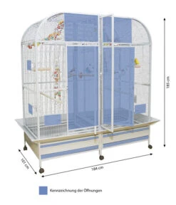 Montana Vogelvoliere Palace II, Platinum -Garten im Freien 4483251 WE BG 001 VolierePalaceIiFuerVoegelPlatinumVolierePalaceIiPlatinum