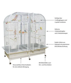 Montana Vogelvoliere Palace II, Platinum -Garten im Freien 4483251 WE IG 003 VolierePalaceIiFuerVoegelPlatinumVolierePalaceIiPlatinum