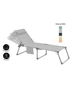 Dehner Gartenliege Mallorca, Ca. B71/H106/T227 Cm -Garten im Freien 4498176 WE IG 001 DehnerGartenliegeMallorca