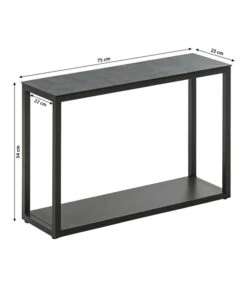 Dehner Beistelltisch Amsterdam, Ca. B75/H54/T23 Cm -Garten im Freien 4498598 WE BG 001 DehnerBeistelltischAmsterdam