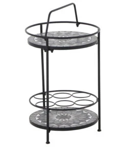 Siena Garden Mosaikbeistelltisch Como, Ca. Ø41/H74 Cm -Garten im Freien 4498788 WE FS 003 BeistelltischComo42cm