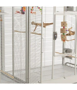 Montana Vogelvoliere Madeira Double, Plantinum -Garten im Freien 5187562 WE D 002 PPVoliereNewMadeiraDoublePlatinum