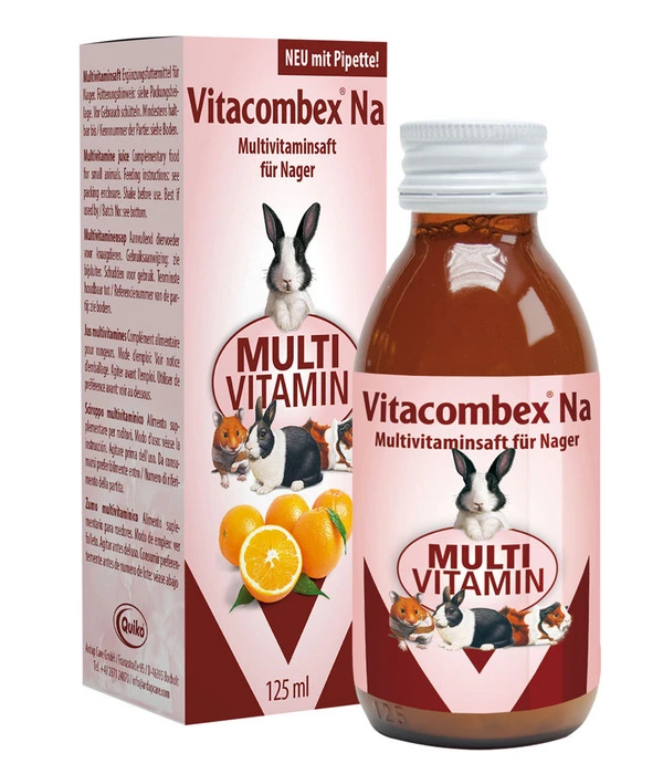 Quiko® Vitacombex® Na Multivitaminsaft Für Nager, 125 Ml 3 Quiko® Vitacombex® Na Multivitaminsaft Für Nager, 125 Ml