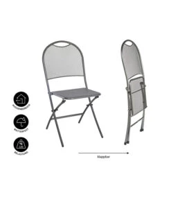 MWH Klappstuhl Cafe Latte -Garten im Freien 5312111 WE IG 001 KLAPPSTUHLCAFELATTEGRAU