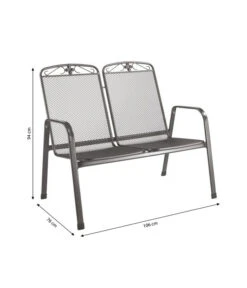 MWH Metall-Bank Savoy, 2-Sitzer 11 MWH Metall-Bank Savoy, 2-Sitzer -Garten im Freien 5312871 WE BG 001 MwhMetallBankSavoy2SitzerMetallBankSavoy2Sitzer2