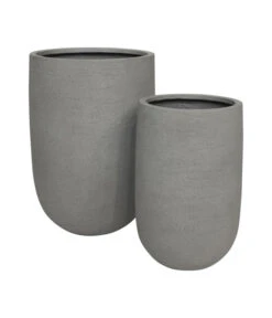 Fleur Ami Kunststoff-Topf Tribeca Shape Natural Raw, Konisch -Garten im Freien 6600290 WE DE 001 fleuramiKunststoffTopfTribecaShapeNaturalrawrund