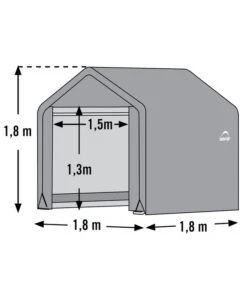 Shelter Logic Foliengerätehaus -Garten im Freien 6610455 WE DE 001 50NorthGeraetehaus