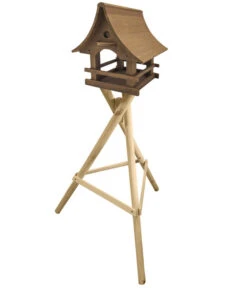 Dehner Natura Futterhaus Pagode, Inkl. Ständer, Ca. B75/H142/T65 Cm
