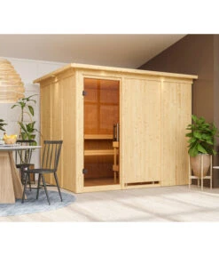 Wolff Finnhaus Innensauna De Luxe Xena, Ca. B246/H202/T210 Cm -Garten im Freien 6618862 WE MO 001 FinnhausInnensaunadeluxeXena