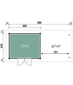 Wolff Finnhaus Gartenhaus Pulti 34-B Typ 1, Inkl. Seitendach C, Ca. B630/H217/T300 Cm 16 Wolff Finnhaus Gartenhaus Pulti 34-B Typ 1, Inkl. Seitendach C, Ca. B630/H217/T300 Cm -Garten im Freien 6618888 WE BG 001 FinnhausGartenhaus
