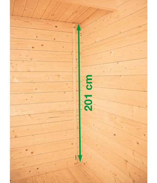 Wolff Finnhaus Gartenhaus Pulti 34-B Typ 1, Inkl. Seitendach C, Ca. B630/H217/T300 Cm 13 Wolff Finnhaus Gartenhaus Pulti 34-B Typ 1, Inkl. Seitendach C, Ca. B630/H217/T300 Cm – Bild 11