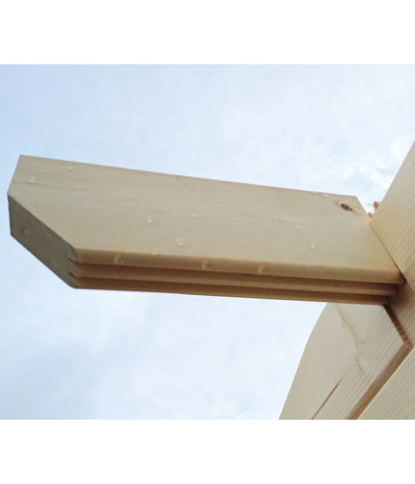 Wolff Finnhaus Gartenhaus Pulti 34-B Typ 1, Inkl. Seitendach C, Ca. B630/H217/T300 Cm 14 Wolff Finnhaus Gartenhaus Pulti 34-B Typ 1, Inkl. Seitendach C, Ca. B630/H217/T300 Cm – Bild 12