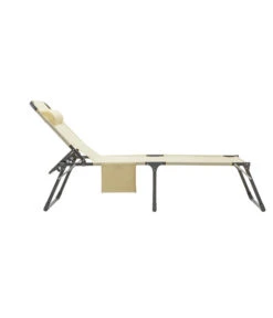 Dehner Gartenliege Mallorca, Ca. B71/H106/T227 Cm -Garten im Freien 6635163 WE FS 003 LiegeMallorcaVanilla