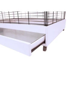 Skyline Vogelkäfig Loretto XXL, Ca. B118/H175/T75 Cm -Garten im Freien 6650121 WE DE 003 SkyVHLorettoXXLSchwarzWeiss