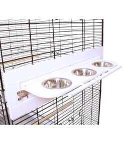 Skyline Vogelkäfig Loretto XXL, Ca. B118/H175/T75 Cm -Garten im Freien 6650121 WE DE 005 SkyVHLorettoXXLSchwarzWeiss