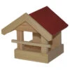 Dehner Natura Futterhaus Kaja, Ca. B21,5/H22/T21,5 Cm -Garten im Freien 6656888 WE DE 001 NaturaWVFutterhausKaja
