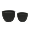 Farmet Kunststoff-Topf-Set Orione, Rund, Anthrazit, 2-teilig -Garten im Freien 6657357 WE FS 001 FarmetNewOrioneTopfset