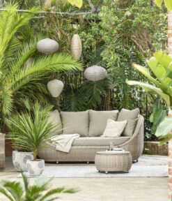 Dehner Lounge Bari, 2-teilig 16 Dehner Lounge Bari, 2-teilig -Garten im Freien 6657381 WE MO 001 DehnerLoungesofaBari