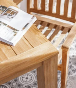 Dehner Teaktisch Havanna, Ca. B90/H75/T90 Cm -Garten im Freien 6657415 WE DE 001 GruppeHavanna 04