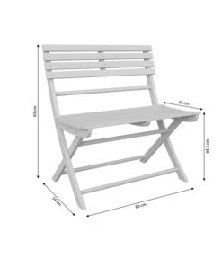 Dehner Klappbank Stavanger, 2-Sitzer 26 Dehner Klappbank Stavanger, 2-Sitzer -Garten im Freien 6666473 WE BG 001 KlappbankStavanger