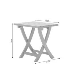 Dehner Klapphocker Stavanger, Ca. B45/H45/T42,6 Cm -Garten im Freien 6666515 WE BG 001 KlapphockerStavanger