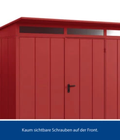 Hörmann Berry-Gerätehaus Modern-P Typ 3, Ca. B312,7/H232,3/T283,4 Cm -Garten im Freien 6670384 WE DE 005 HoermannMetallgeraetehaus