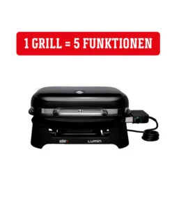 Weber Elektrogrill Lumin, Ca. B66/H30,5/T48,5 Cm -Garten im Freien 6691406 WE DE 004 LuminBlack