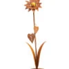 Ferrum Glas-Blume Sonnenblume, Ca. H112 Cm -Garten im Freien 6696264 WE FS 001 GlasblumeSonnenblumeIII