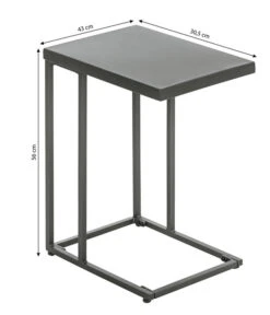 Dehner Beistelltisch Noah, Ca. B43/H56/T30,5 Cm 13 Dehner Beistelltisch Noah, Ca. B43/H56/T30,5 Cm -Garten im Freien 6701643 WE BG 001 BeistelltischNoah