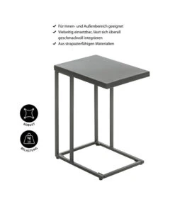 Dehner Beistelltisch Noah, Ca. B43/H56/T30,5 Cm 12 Dehner Beistelltisch Noah, Ca. B43/H56/T30,5 Cm -Garten im Freien 6701643 WE IG 001 BeistelltischNoah