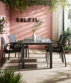 Dehner Gartentisch Nancy, Ca. B160/H75/T90 Cm -Garten im Freien 6701734 6701726 WE MO 001 GruppeNancy