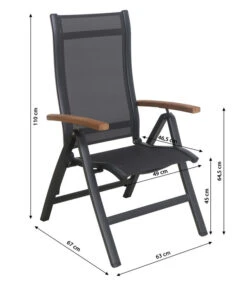 Dehner Klappsessel Chicago Wood -Garten im Freien 6701817 WE BG 001 KlappstuhlChicagoWoodNeu