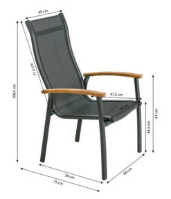 Dehner Stapelstuhl Chicago Wood -Garten im Freien 6701866 WE BG 001 StapelstuhlChicagoWoodNEU
