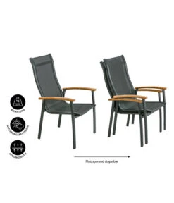 Dehner Stapelstuhl Chicago Wood -Garten im Freien 6701866 WE IG 001 STAPELSTUHLCHICAGOWOOD