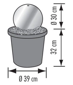 Seliger Edelstahl-Gartenbrunnen Arctic -Garten im Freien 6702633 WE DE 001 SeligerEdelstahlGartenbrunnenArctic