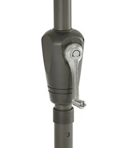 Dehner Sonnenschirm Vido, Rund, Ca. Ø150 Cm -Garten im Freien 6702997 WE DE 002 SchirmVidoDunkelgrauNeu