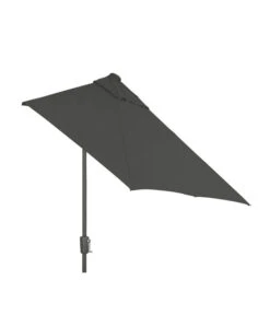 Dehner Balkonschirm Chios, Rechteckig, Ca. B210/T130 Cm -Garten im Freien 6703243 WE FS 003 BalkonschirmChiosDunkelgrauNeu