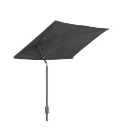 Dehner Balkonschirm Chios, Rechteckig, Ca. B210/T130 Cm -Garten im Freien 6703243 WE FS 004 BalkonschirmChiosDunkelgrauNeu