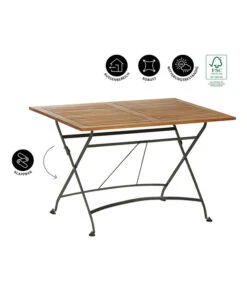 Dehner Klapptisch Tegernsee 11 Dehner Klapptisch Tegernsee -Garten im Freien 6708184 WE IG 001 KLAPPTITEGERNSEE120X80