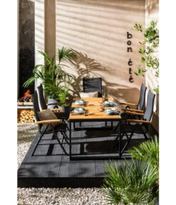 Dehner Klappsessel Chicago Wood -Garten im Freien 6708341 WE MO 001 GruppeChicagoWood