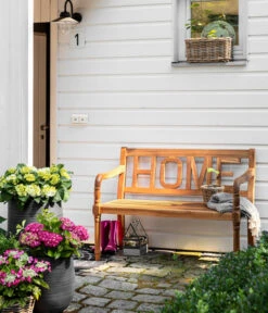 Dehner Gartenbank Home, 2-Sitzer -Garten im Freien 6708382 WE MO 002 BankHome