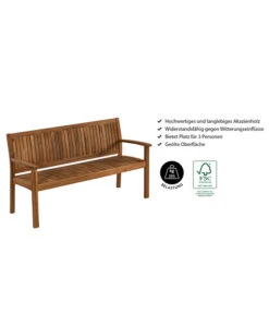 Dehner Gartenbank Valetta -Garten im Freien 6708614 WE IG 001 BankValetta3er